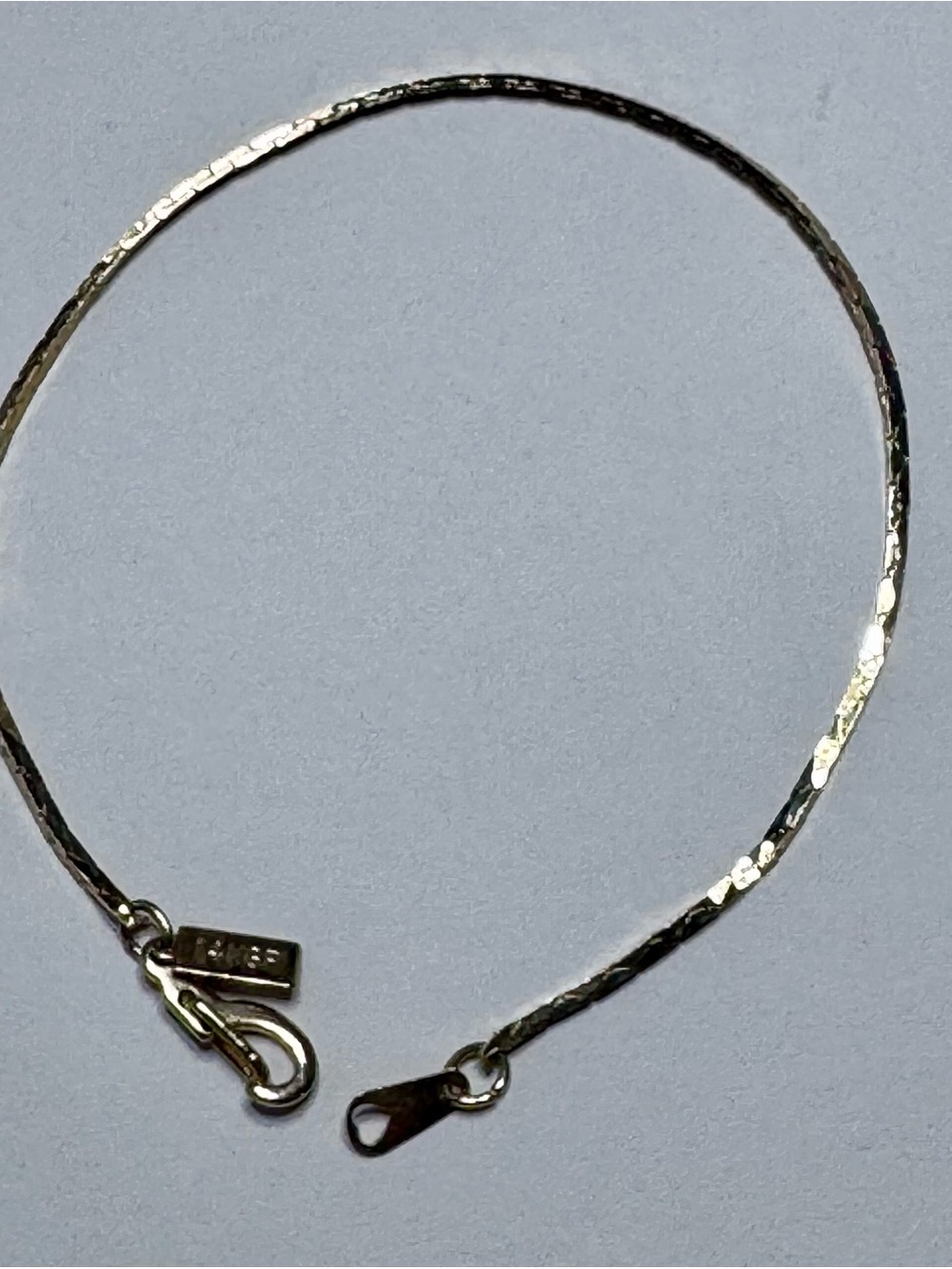 Gold-Tone Bracelet- 14KGPT- 7.5"